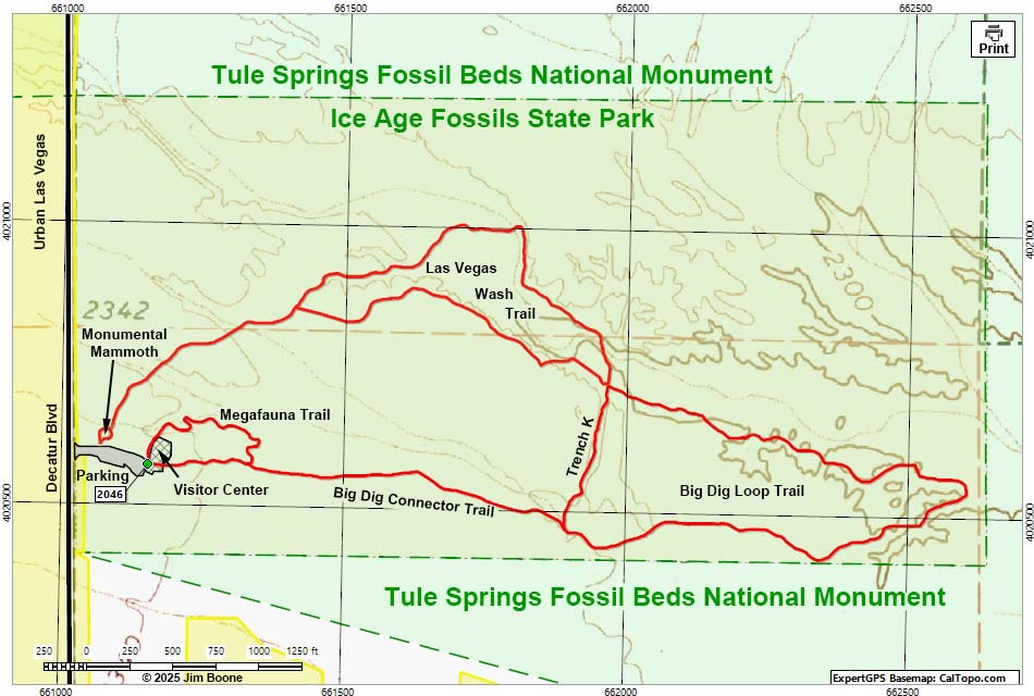 Gold Butte Area Overview Map