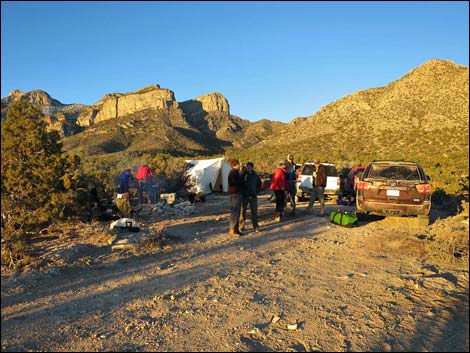 Leviathan Cave Trailhead Campsites