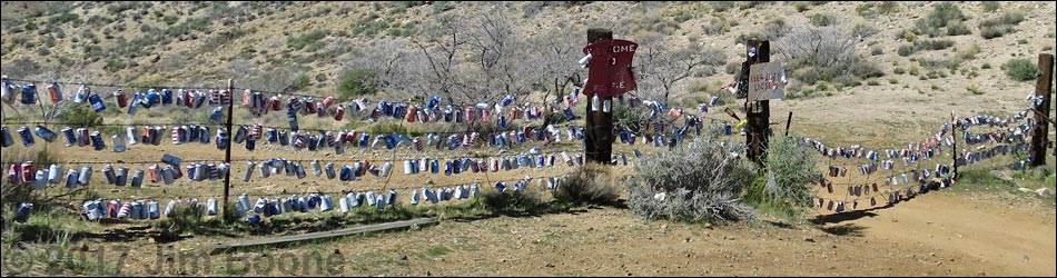 Beer Can Fence