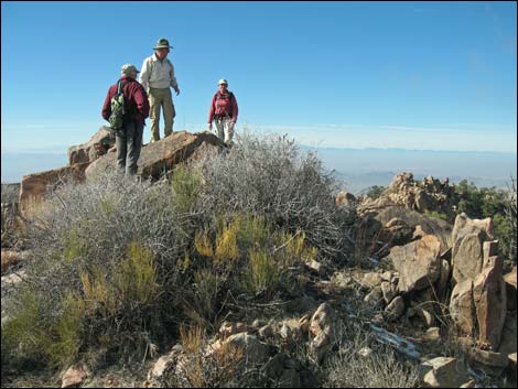  Approaching the first shoulder (view SW)