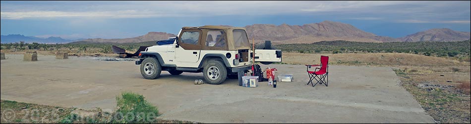 Gold Butte Mill Campsite
