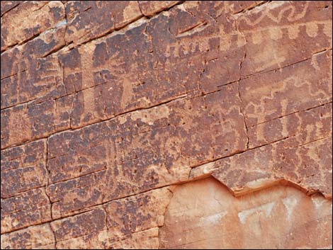 mud wash petroglyph