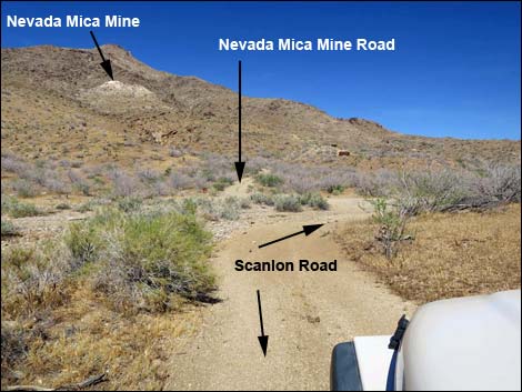 Nevada Mica Mine Road