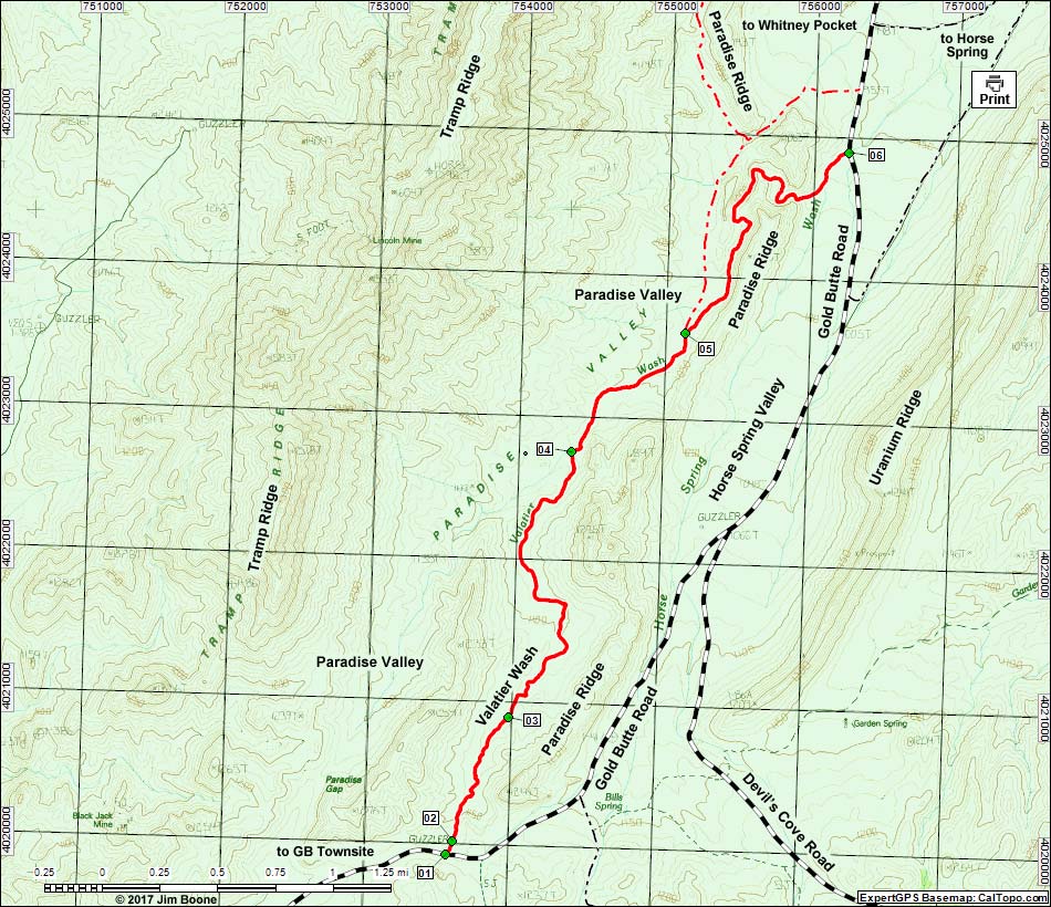 Paradise Valley Map