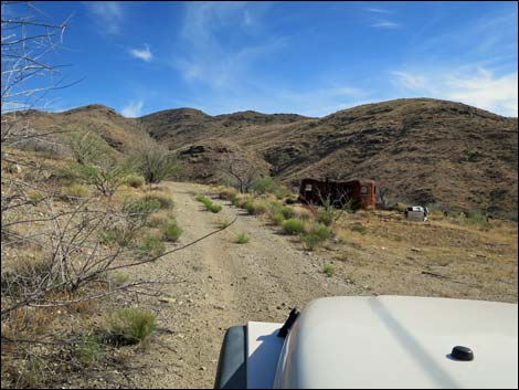 Nevada Mica Mine Road