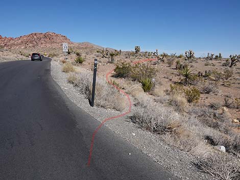 Entrance Station to Calico Basin Trail