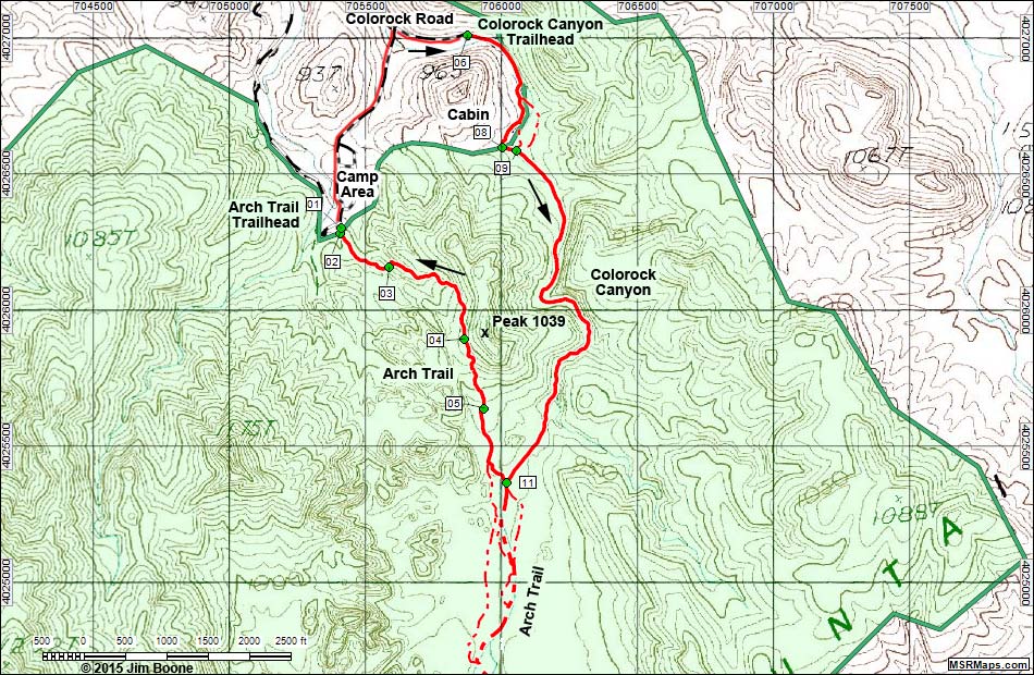 Colorock Quarry Map