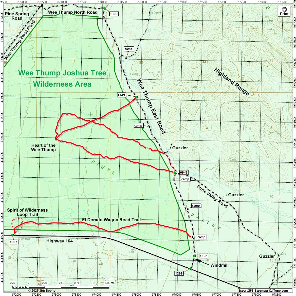 Wee Thump East Road Map