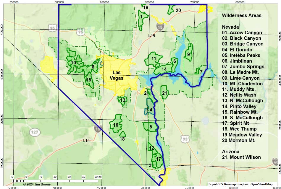 Wilderness Areas Click Map